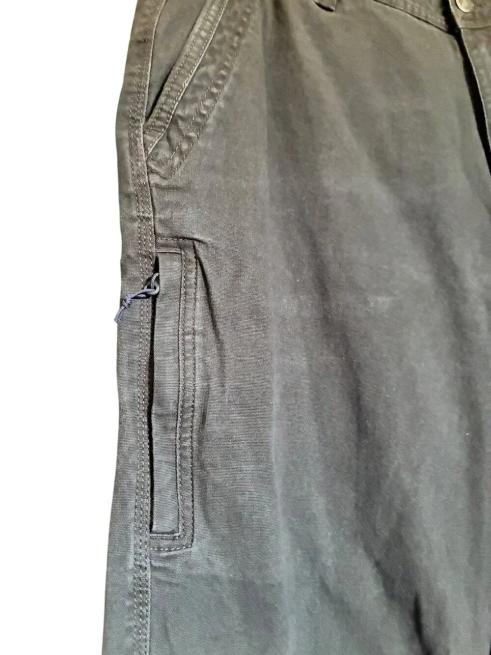 The American Outdoorsman Pants Mens 38x32 Brown Good Utility Canvas Workwear